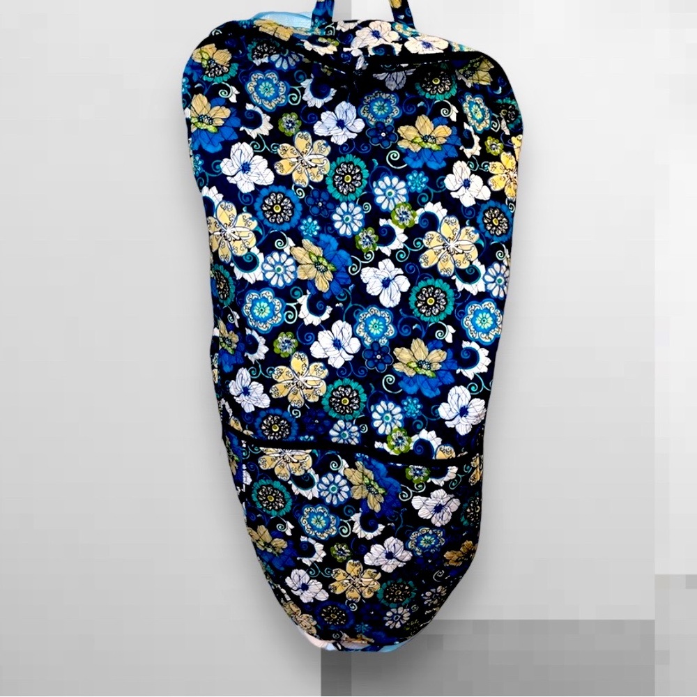 Vera Bradley Foldable Garment Bag Floral Navy Blue 🌼 💙 48x25